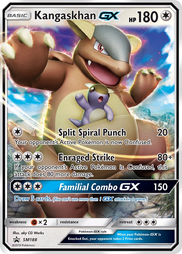 Kangaskhan-GX - SM188 - Sun & Moon Promos