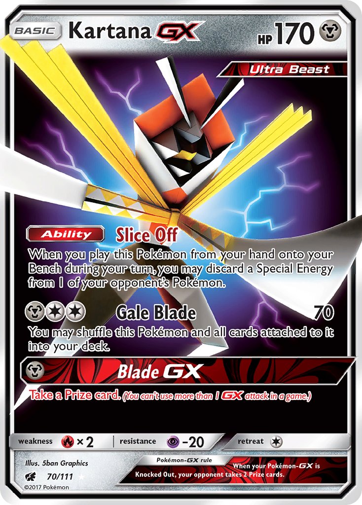 Kartana-GX - 70 - Crimson Invasion