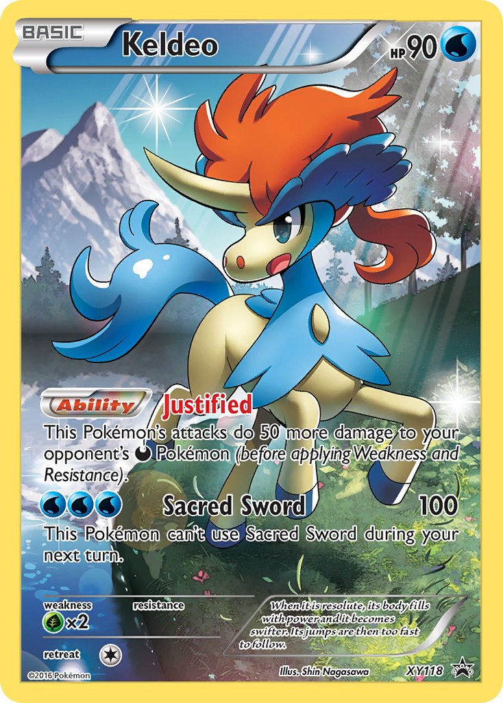 Keldeo - XY118 - XY Promos