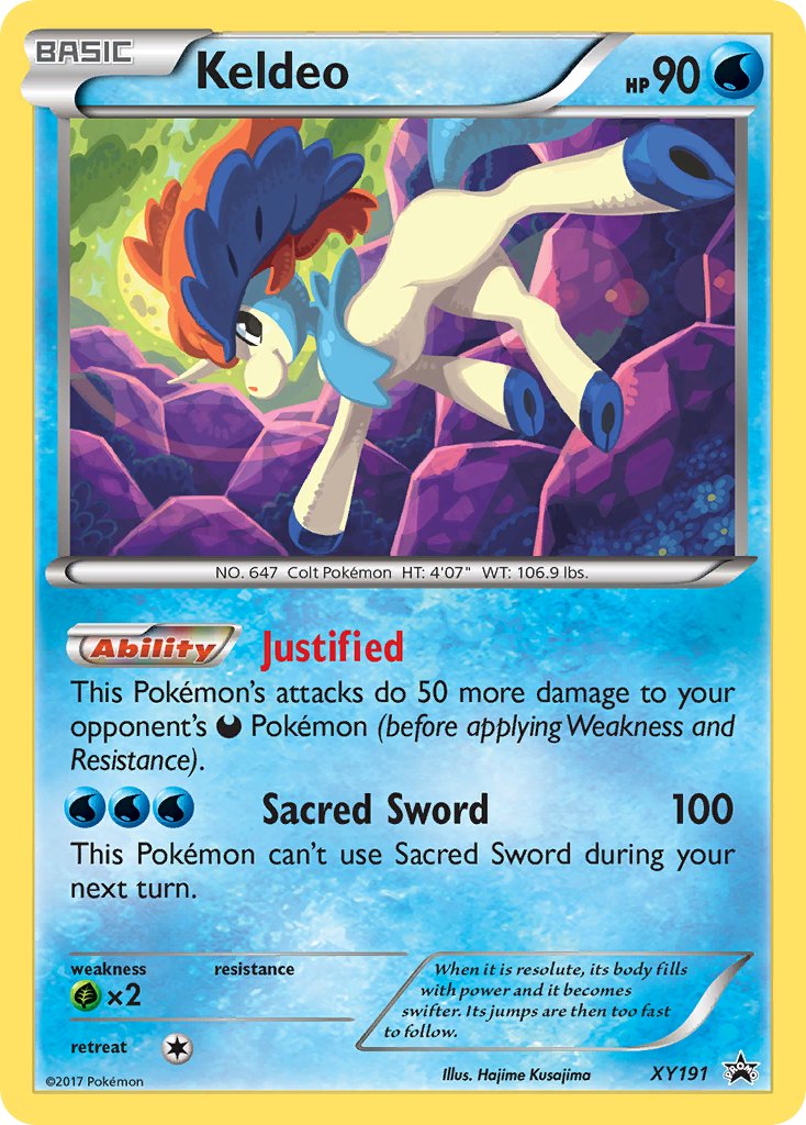 Keldeo - XY191 - XY Promos