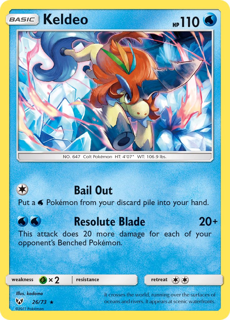 Keldeo - 26 - Shining Legends