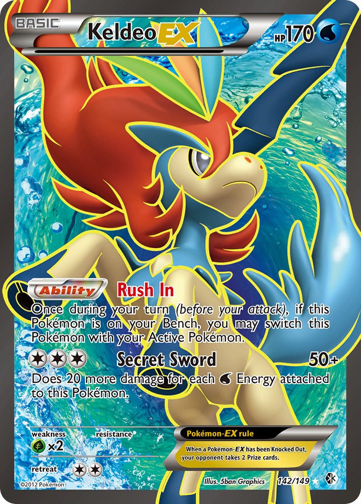 Keldeo-EX - 142 - Boundaries Crossed