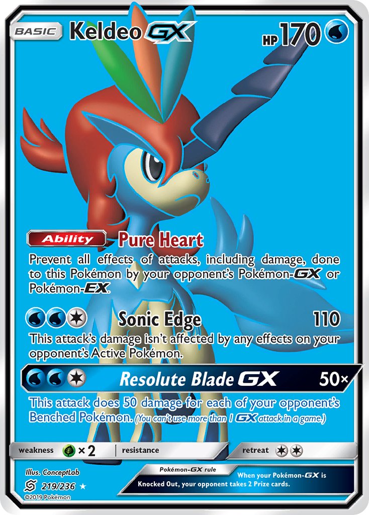 Keldeo-GX - 219 - Unified Minds