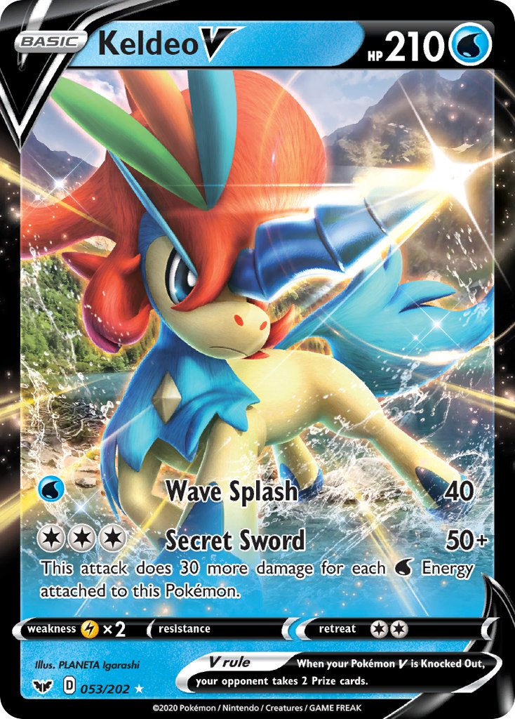 Keldeo V - 53 - Sword & Shield