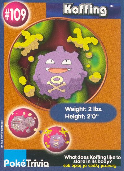 Koffing - 109 - Burger King  - front