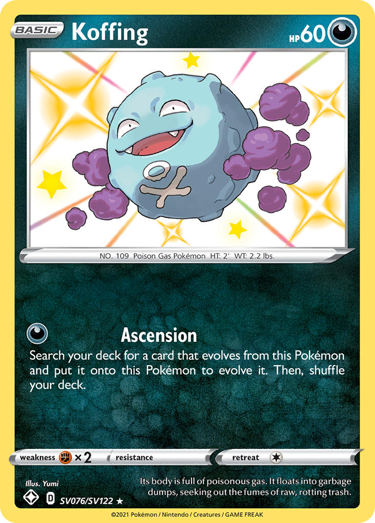 Koffing - SV076 - Shining Fates