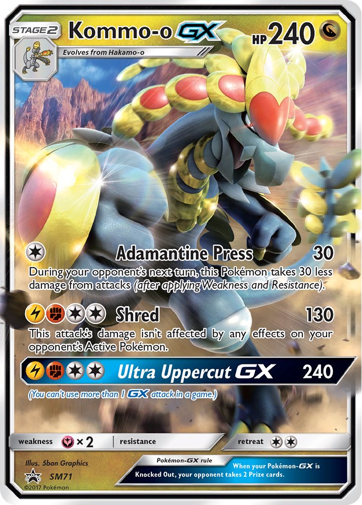 Kommo-o-GX - SM71 - Sun & Moon Promos