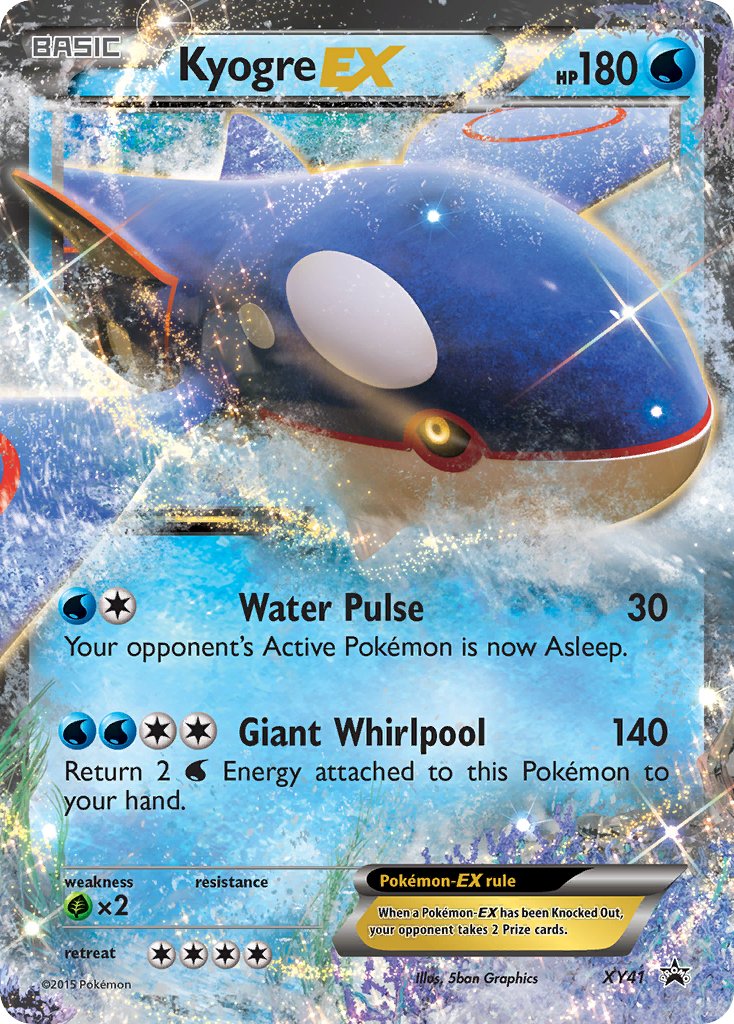 Kyogre-EX - XY41 - XY Promos