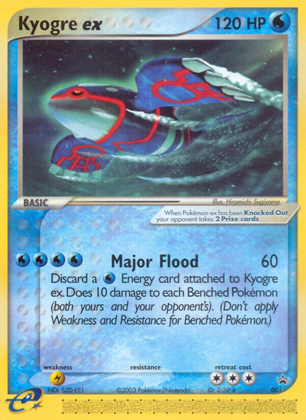 Kyogre ex - 1 - Nintendo Black Star Promos