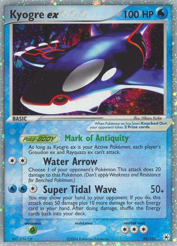 Kyogre ex - 94 - Hidden Legends