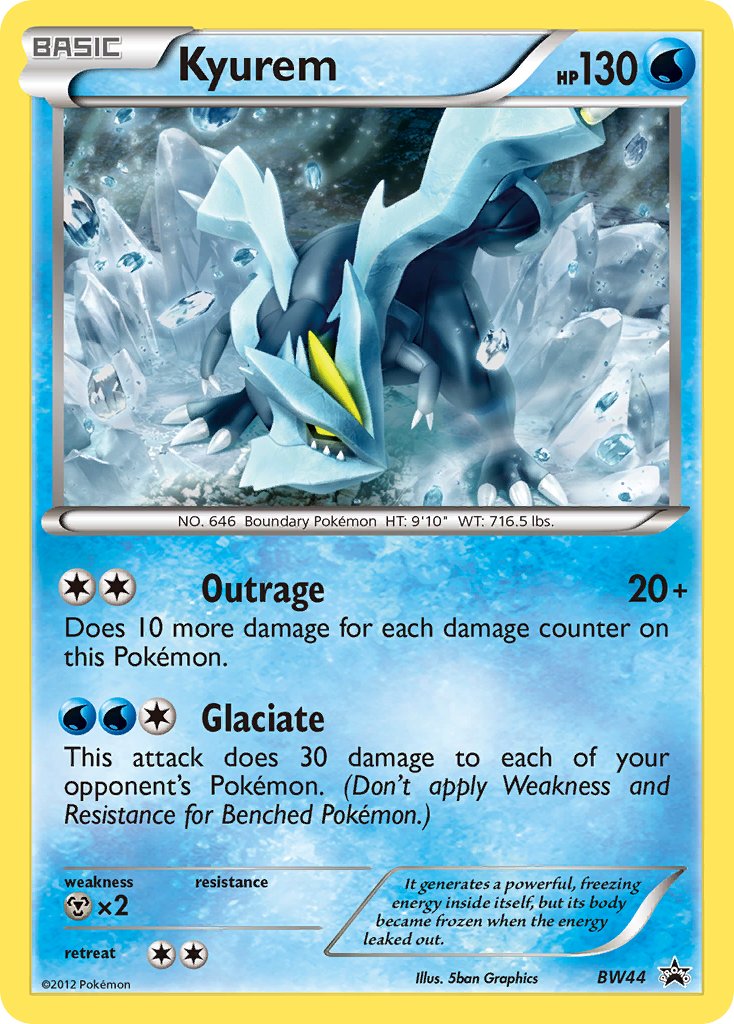 Kyurem - BW44 - Black & White Promos