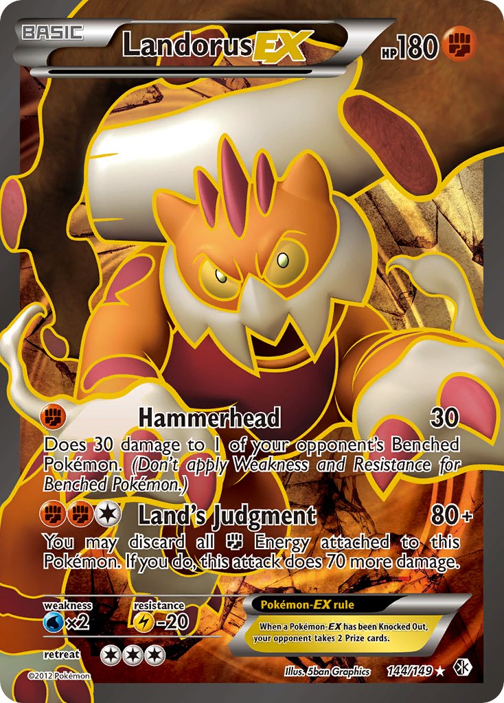 Landorus-EX - 144 - Boundaries Crossed