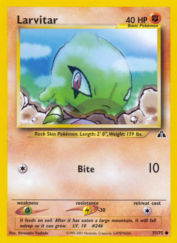 Larvitar - Neo Discovery - Unlimited