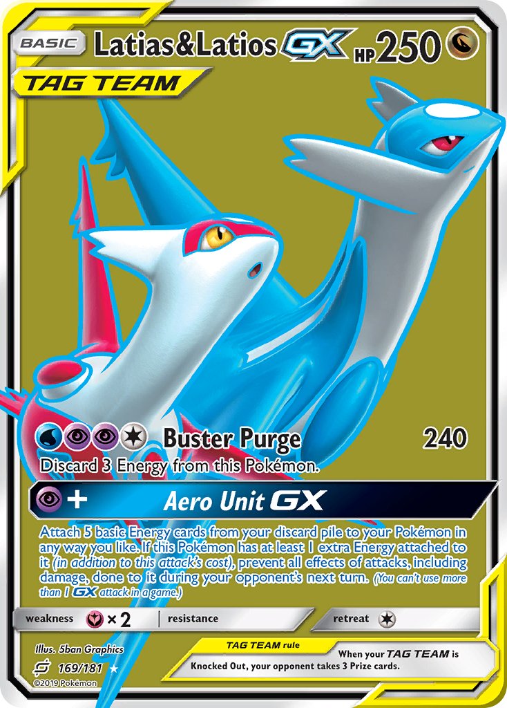 Latias & Latios-GX - 169 - Team Up