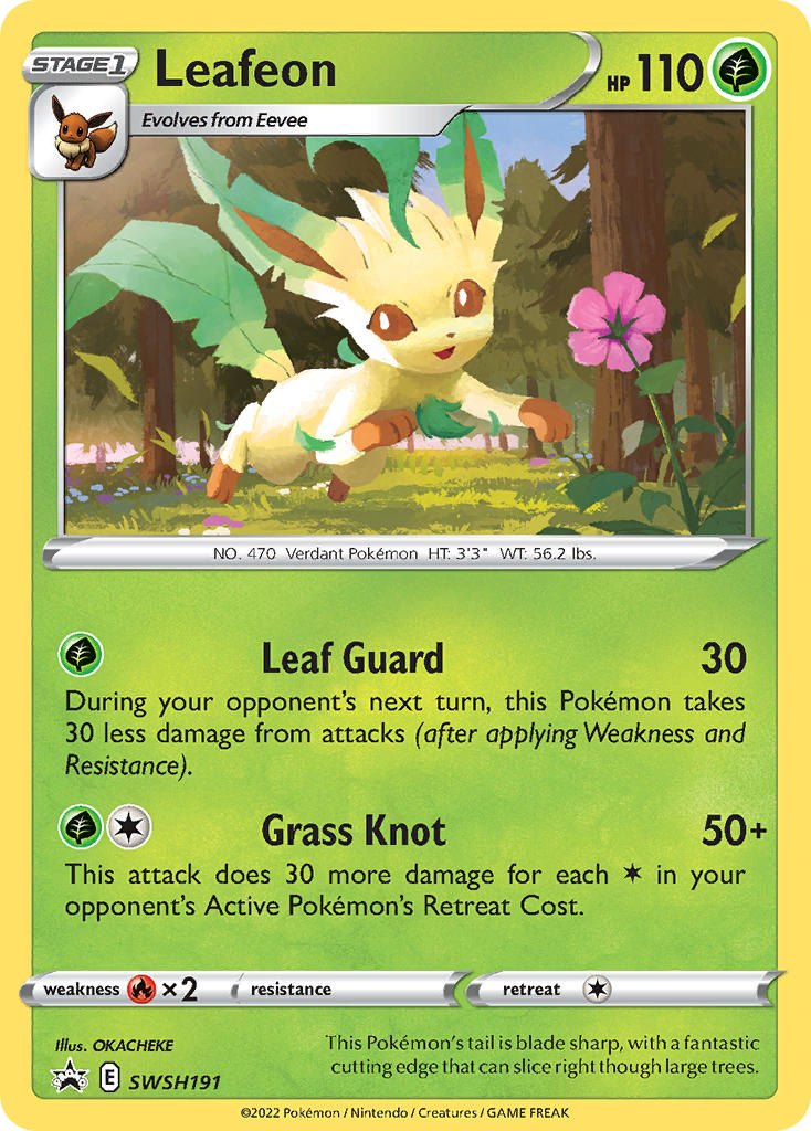 Leafeon - SWSH191 - Sword & Shield Promos