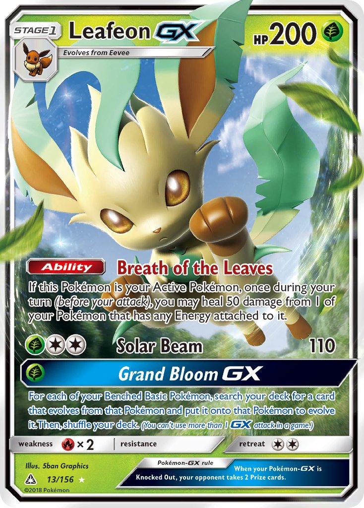 Leafeon-GX - 13 - Ultra Prism