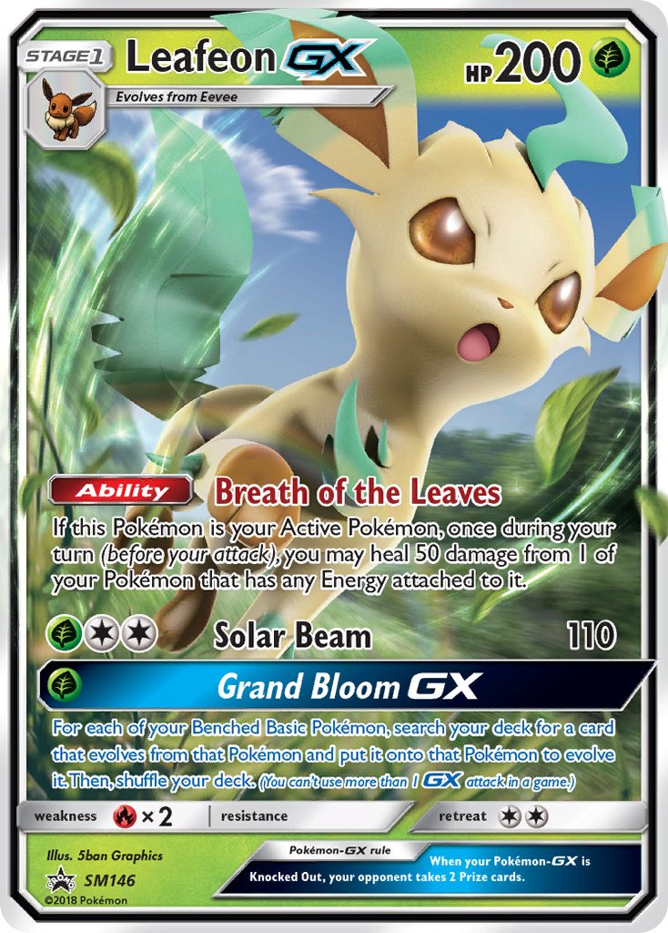 Leafeon-GX - SM146 - Sun & Moon Promos