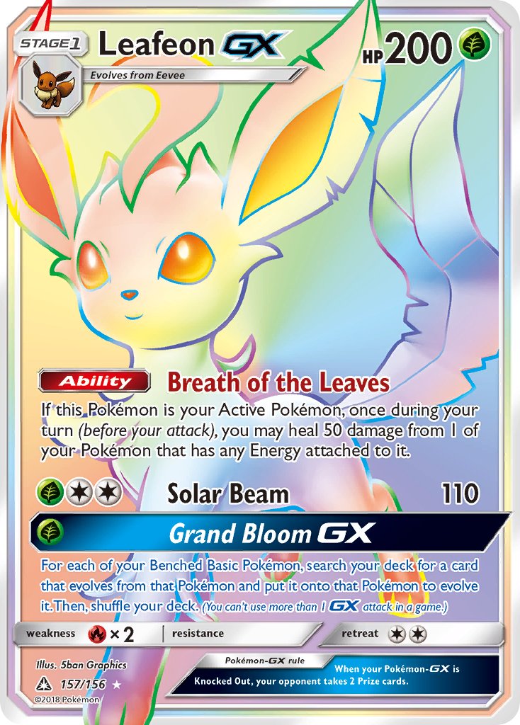 Leafeon-GX - 157 - Ultra Prism