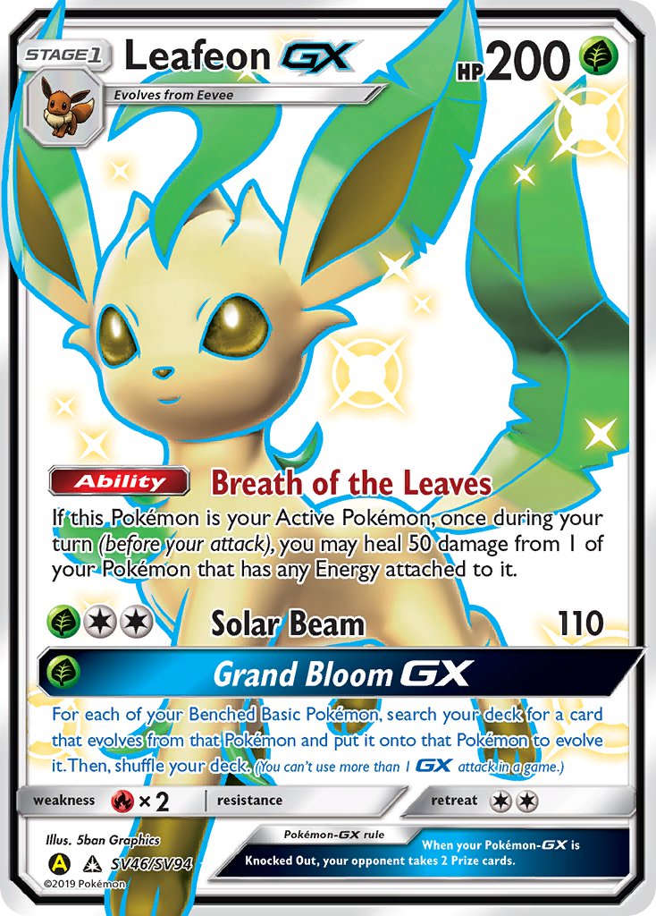 Leafeon-GX - SV46 - Ultra Prism