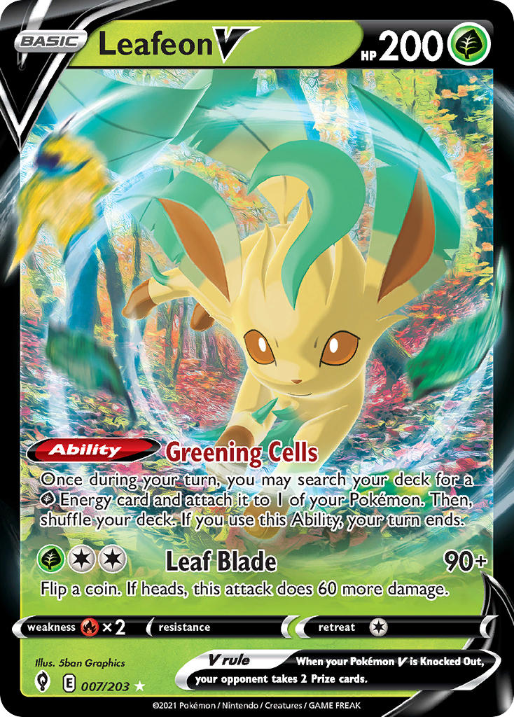 Leafeon-V (167/203), Busca de Cards