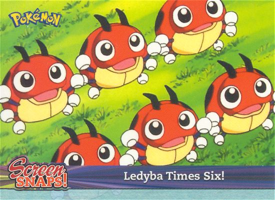 Ledyba Times Six! - snap22 - Topps - Johto series - front
