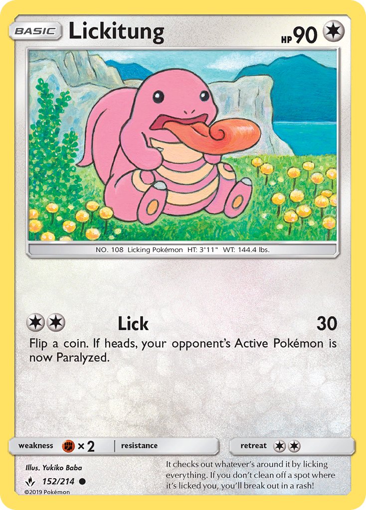 Lickitung - 152 - Unbroken Bonds