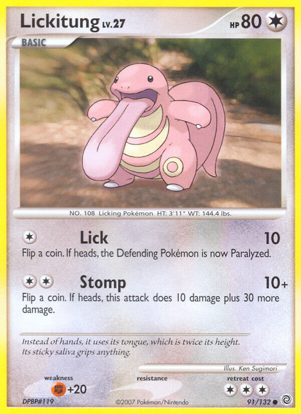 Lickitung - 91 - Secret Wonders