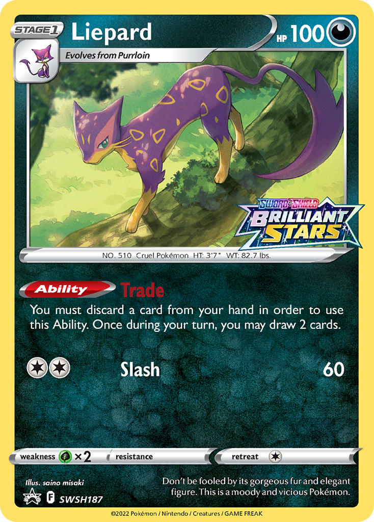 Liepard - SWSH187 - Sword & Shield Promos