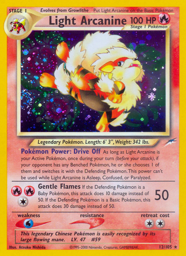 Light Arcanine - Neo Destiny - Unlimited