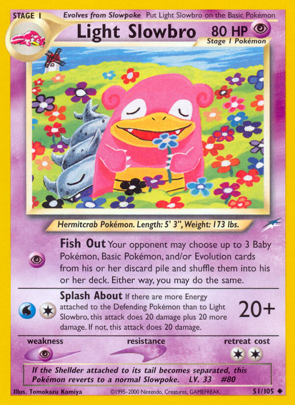 Light Slowbro - Neo Destiny - Unlimited