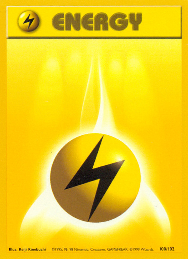 Lightning Energy Base set Unlimited