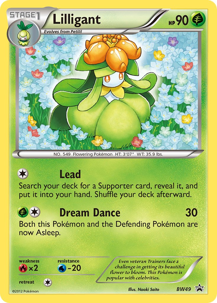 Lilligant - BW49 - Black & White Promos