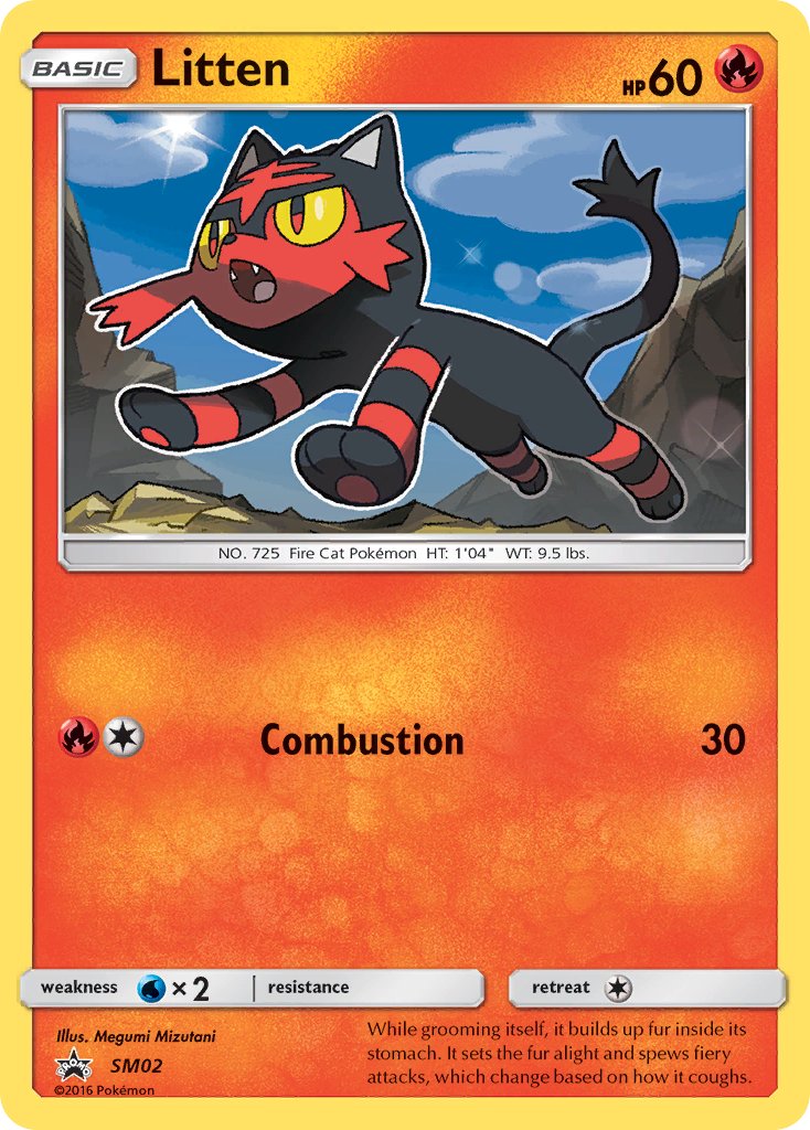 Litten - SM02 - Sun & Moon Promos