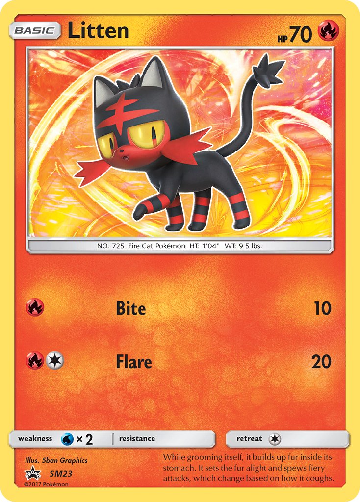 Litten - SM23 - Sun & Moon Promos