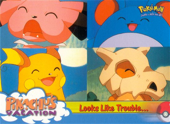 Looks Like Trouble... - 44 - Topps - Pokemon the first movie - front