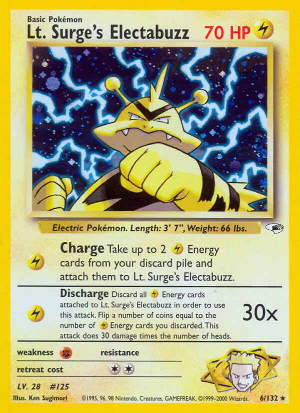 Lt. Surge’s Electabuzz - Gym Heroes - Unlimited