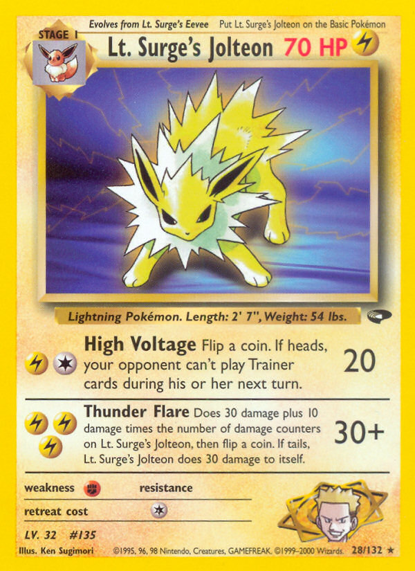 Lt. Surge’s Jolteon Gym Challenge Unlimited