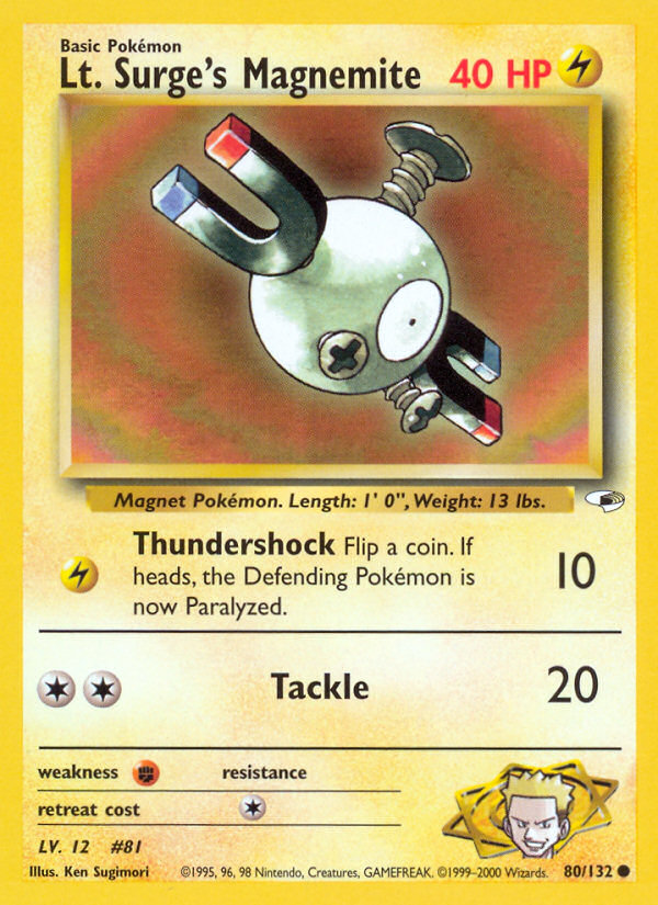 Lt. Surge’s Magnemite