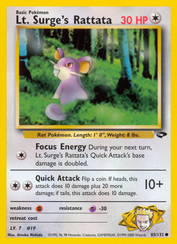 Lt. Surge’s Rattata