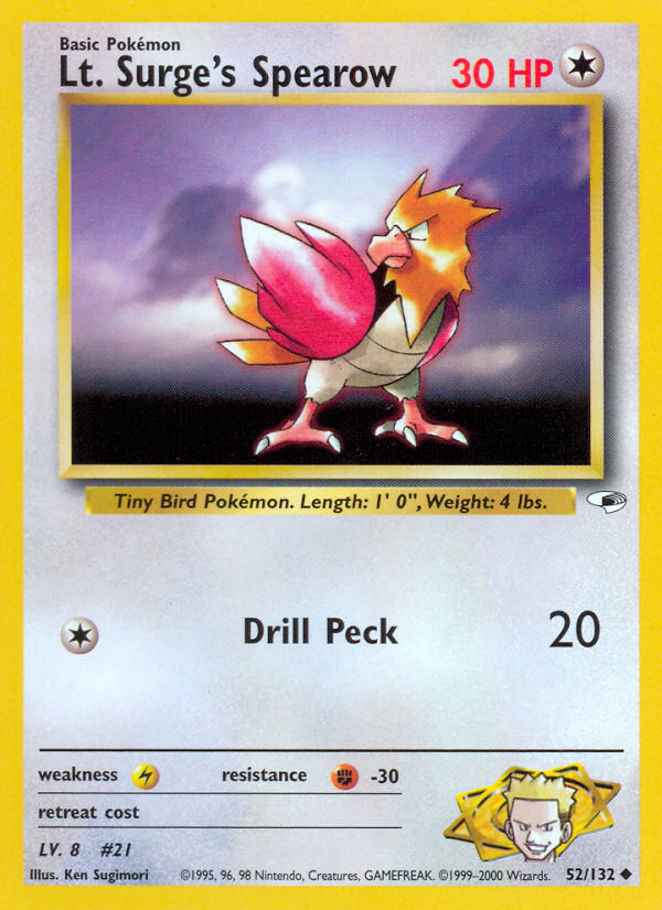 Lt. Surge’s Spearow