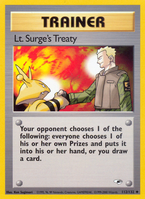 Lt. Surge’s Treaty - Gym Heroes - Unlimited