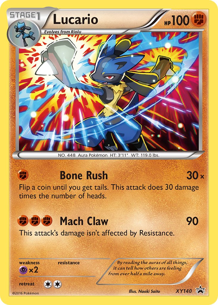 Lucario - XY140 - XY Promos