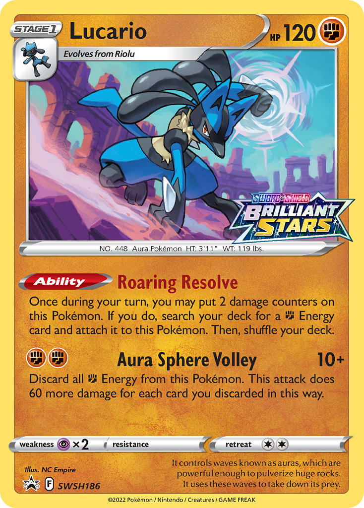 Lucario - SWSH186 - Sword & Shield Promos