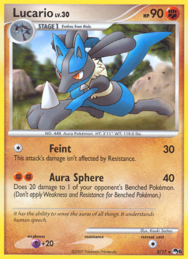 Lucario LA 61  Pokemon TCG POK Cards