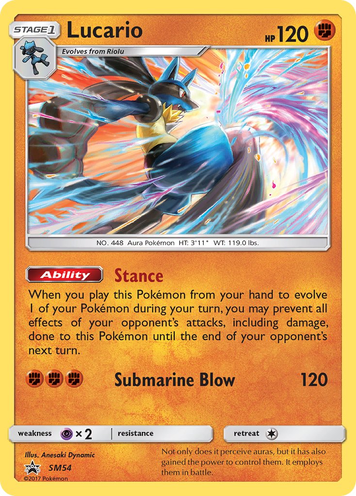 Lucario - SM54 - Sun & Moon Promos