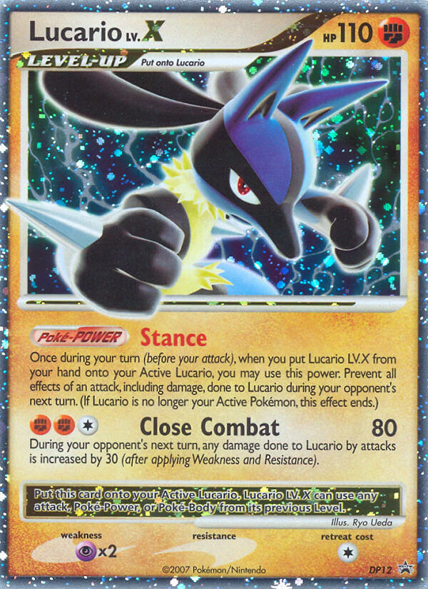 Lucario LV.X - DP12 - Diamond & Pearl Promos