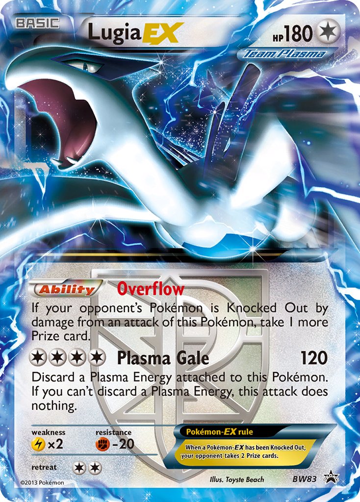 Lugia-EX - BW83 - Black & White Promos