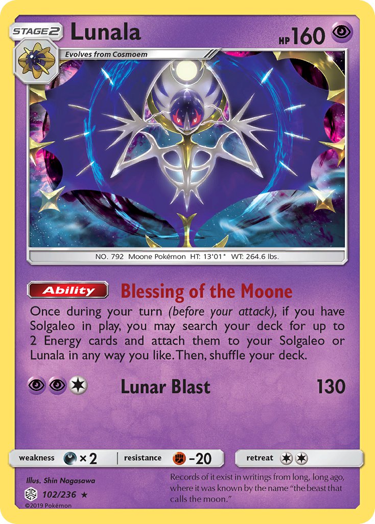 Lunala Prism Star - Sun & Moon: Ultra Prism - Pokemon