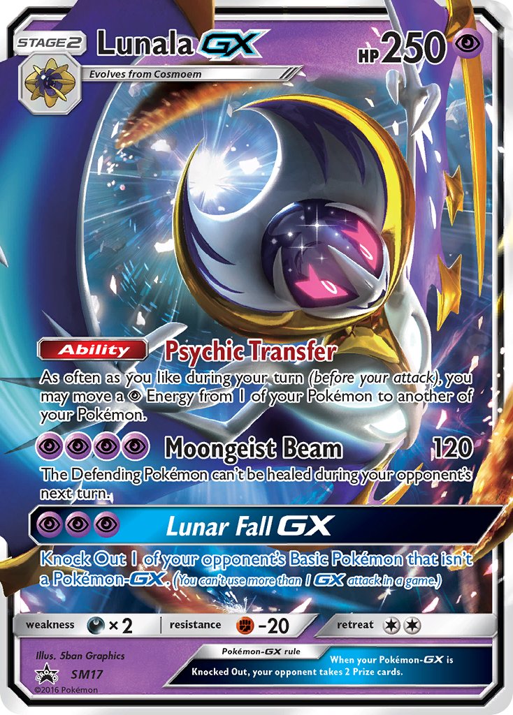 Lunala-GX - SM17 - Sun & Moon Promos