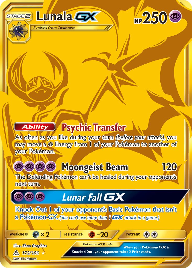 Check the actual price of your Lunala-GX SM103 Pokemon card